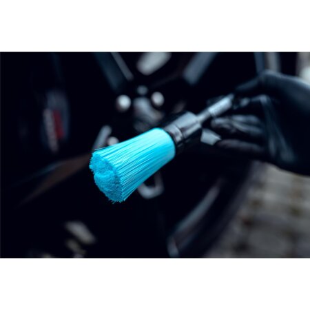 ValetPRO Black Handle Chemical Resistant - Felgenpinsel chemieresistent mit Kunststoff Griff 18, BRU 22