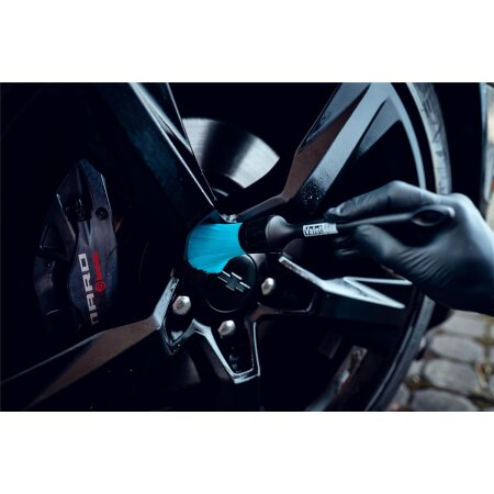 ValetPRO Black Handle Chemical Resistant - Felgenpinsel chemieresistent mit Kunststoff Griff 18, BRU 22