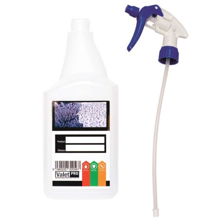 ValetPRO 1L Spray Bottle & Chemical Resistant Trigger